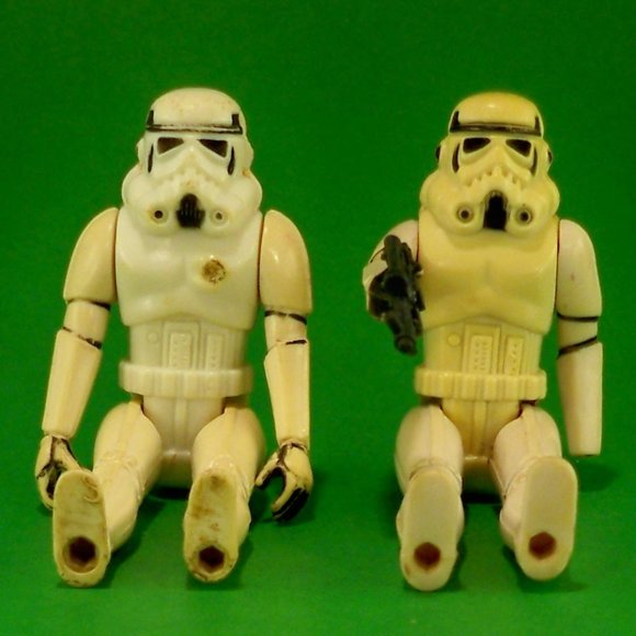 2 Star Wars *(Stormtrooper) Original Vintage - Picture 5 of 8